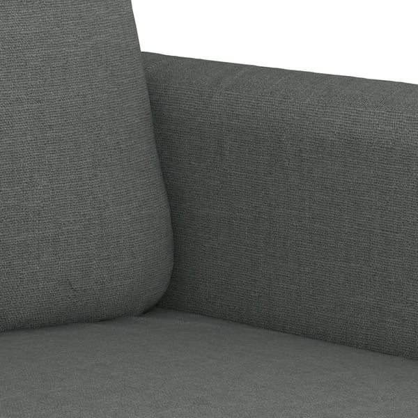 vidaXL sofasæt 4 dele med puder stof mørkegrå