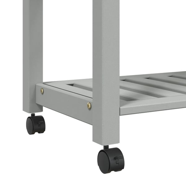 vidaXL Keittiövaunu MONZA 84x40x90 cm täysi mänty