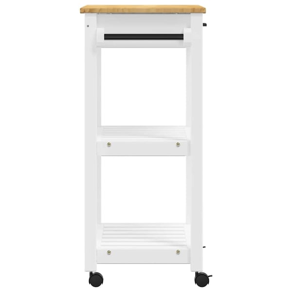 vidaXL Kjøkkenvogn MONZA 60x40x88,5 cm heltre furu