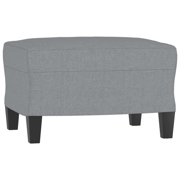 vidaXL sofasæt 3 dele stof lysegrå