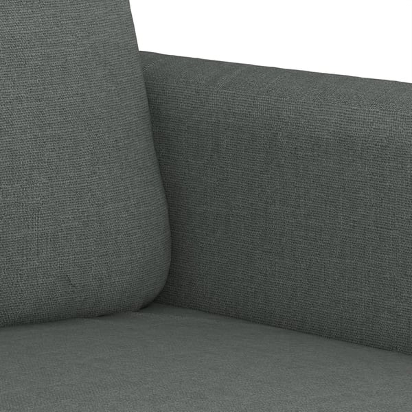 vidaXL sofasæt 4 dele med hynder stof mørkegrå
