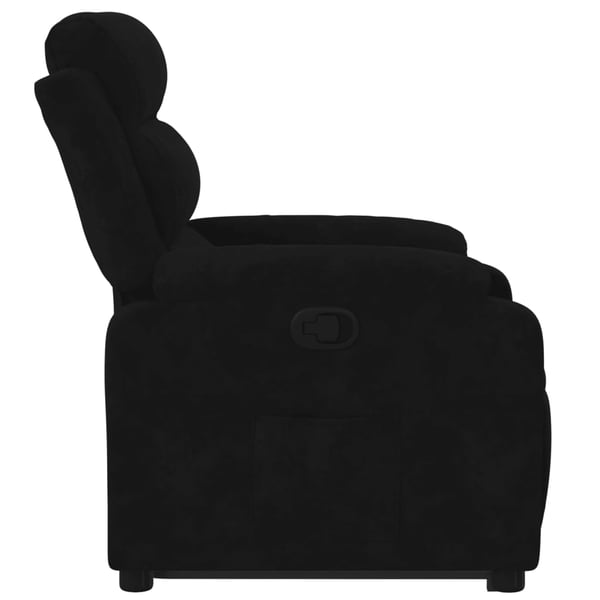 vidaXL løftestol velour sort