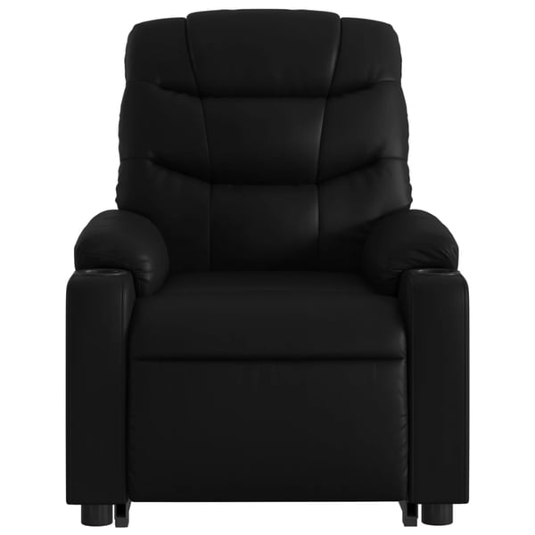 vidaXL massagestol med løftefunktion kunstlæder sort