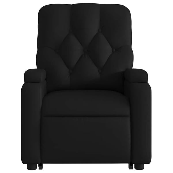 vidaXL løftestol med massagefunktion kunstlæder sort