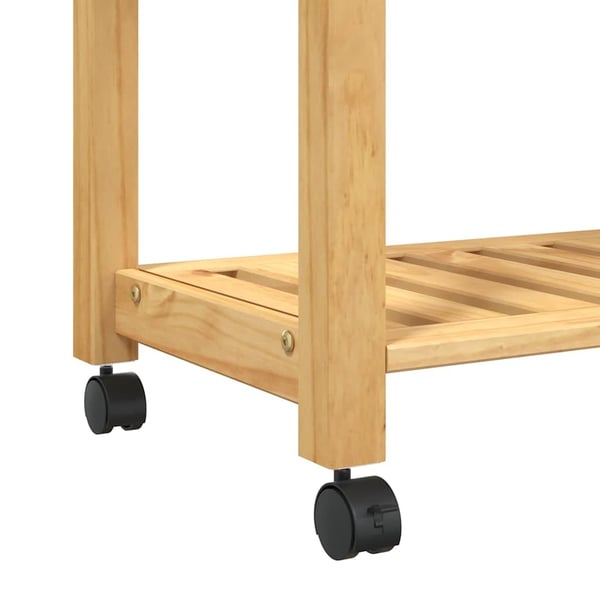 vidaXL Kjøkkenvogn MONZA 84x40x88,5 cm heltre furu