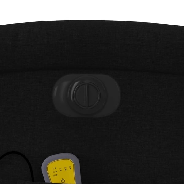 vidaXL elektrisk massagestol med løftefunktion stof sort