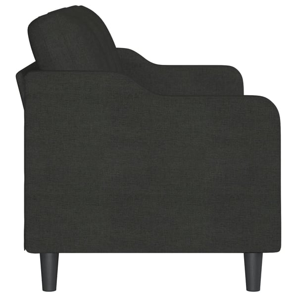 vidaXL 3-personers sofa 180 cm stof sort