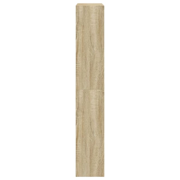 vidaXL Skoskap sonoma eik 80x21x87,5 cm konstruert tre