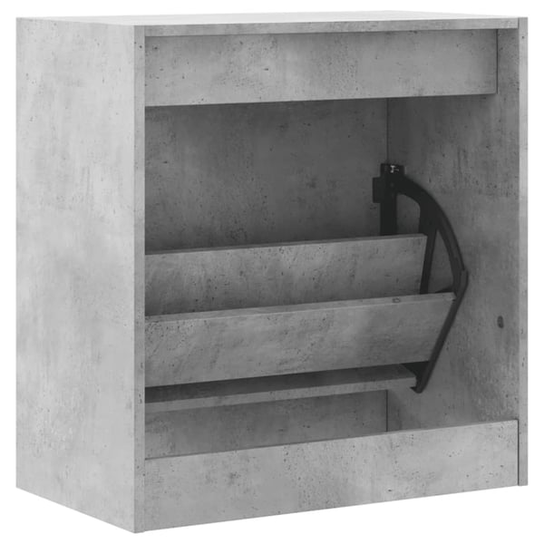 vidaXL skoreol 60x34x63,5 cm konstrueret træ betongrå