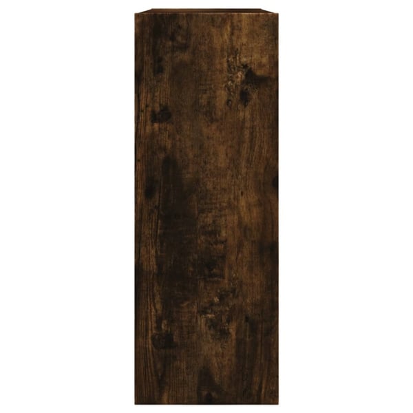 vidaXL Skoskap røkt eik 80x21x57 cm konstruert tre