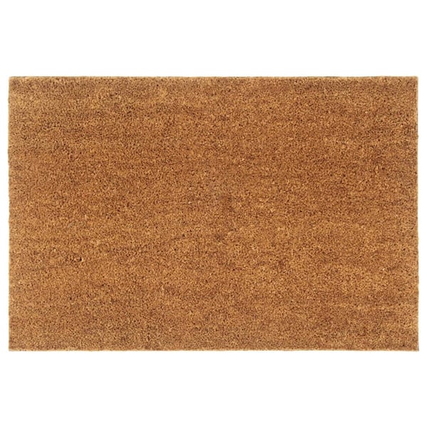 vidaXL dørmåtte 60x90 cm tuftet coir naturfarvet