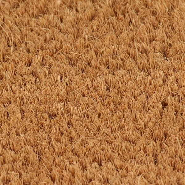 vidaXL Dørmatte naturlig 60x90 cm tuftet kokosfiber