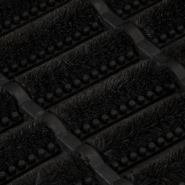 vidaXL Dørmatte rektangulær 40x60 cm gummi og kokosfiber