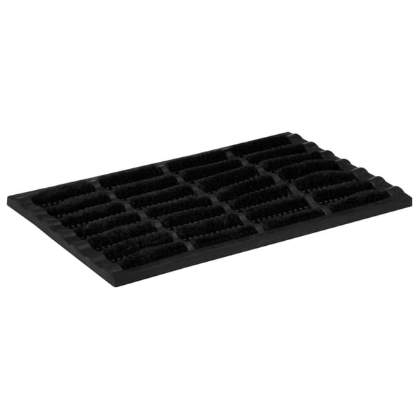 vidaXL Dørmatte rektangulær 40x60 cm gummi og kokosfiber