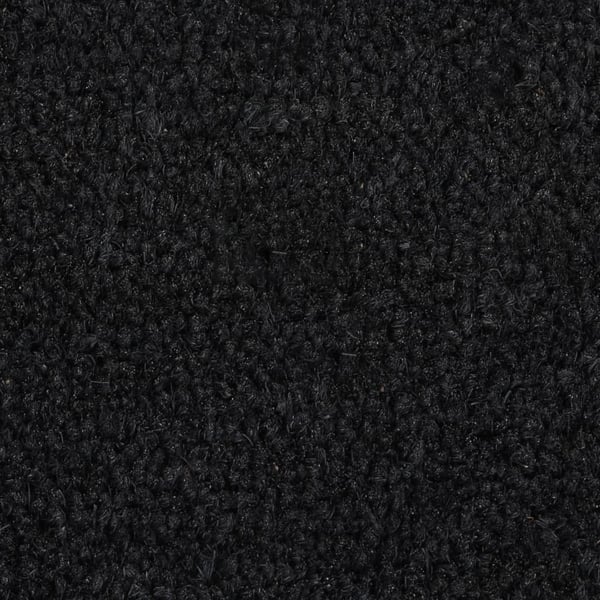vidaXL dørmåtte 90x150 cm tuftet coir sort