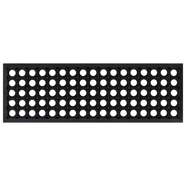 vidaXL Trappetrinn 10 stk 25x75 cm gummi