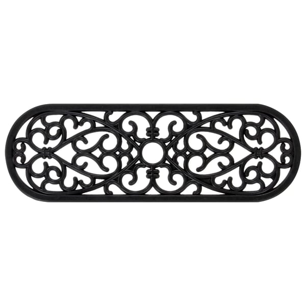 vidaXL trappemåtter 10 stk. 25x75 cm gummi