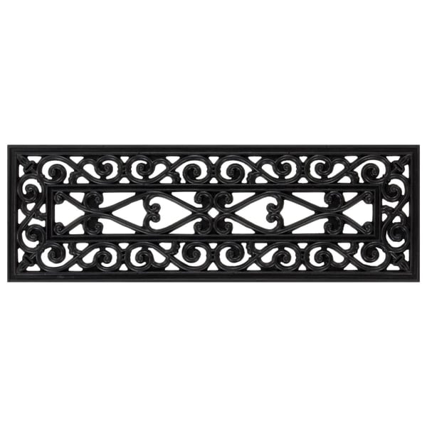 vidaXL Trappetrinn 5 stk 25x75 cm gummi