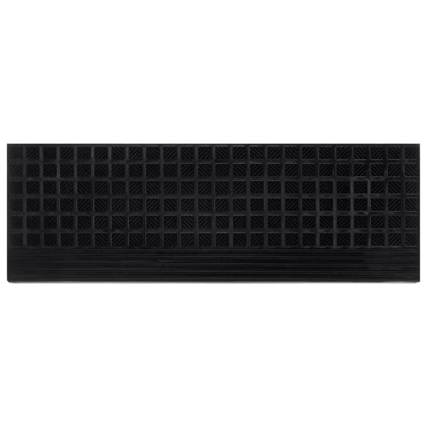 vidaXL trappemåtter 5 stk. 25x75 cm gummi