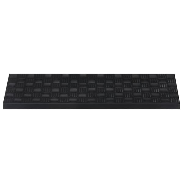 vidaXL trappemåtter 5 stk. 25x75 cm gummi