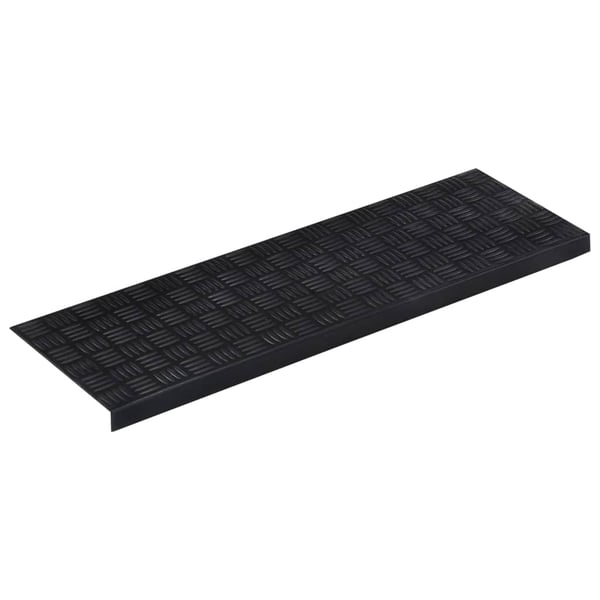 vidaXL trappemåtter 5 stk. 25x75 cm gummi