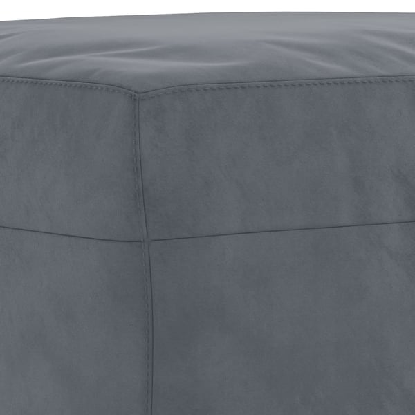 vidaXL sofasæt 4 dele velour mørkegrå