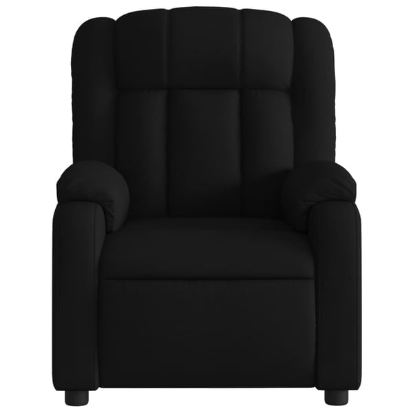 vidaXL eldrevet massagestol stof sort