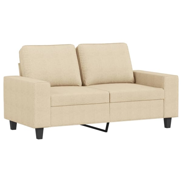 vidaXL sofasæt 3 dele stof cremefarvet