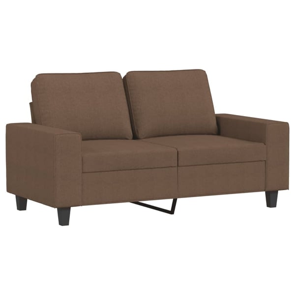 vidaXL sofasæt 2 dele stof brun