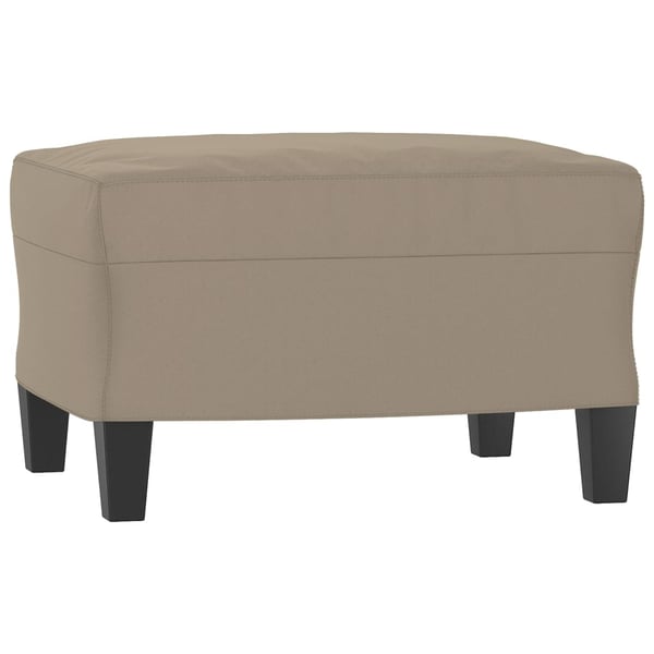 vidaXL sofasæt 4 dele med puder mikrofiberstof gråbrun