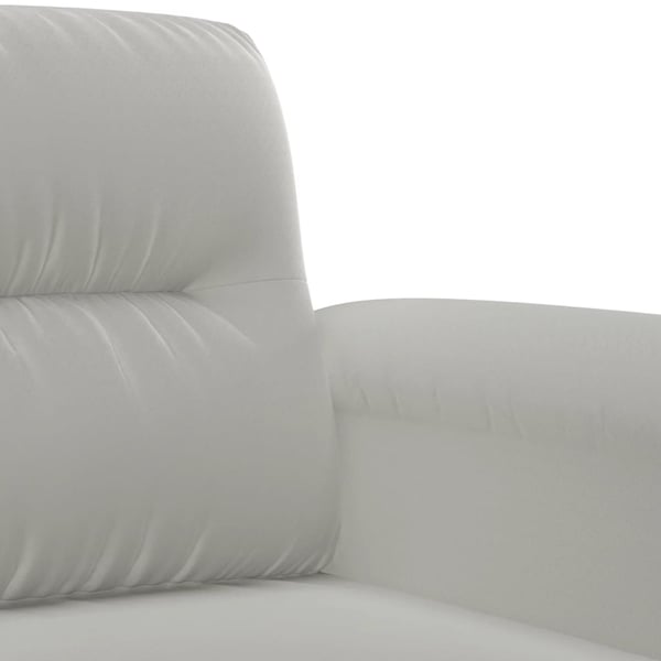 vidaXL sofasæt 3 dele med hynder mikrofiberstof lysegrå