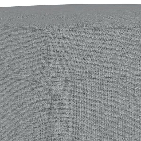 vidaXL sofasæt 4 dele med puder stof lysegrå