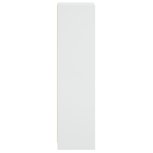 vidaXL Highboard med glassdører hvit 35x37x142 cm