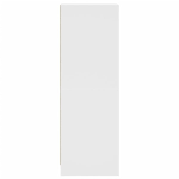 vidaXL Highboard med glassdører hvit 35x37x109 cm