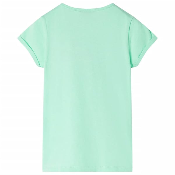 vidaXL T-shirt til børn str. 92 lysegrøn
