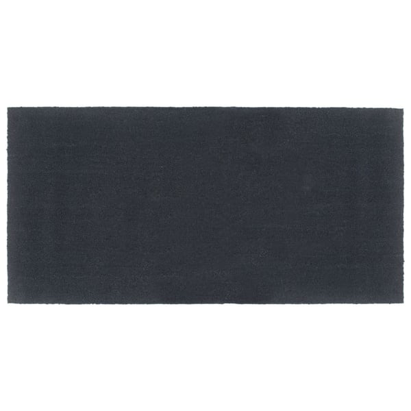 vidaXL Ovimatto tummanharmaa 100x200 cm tuftattu kookos