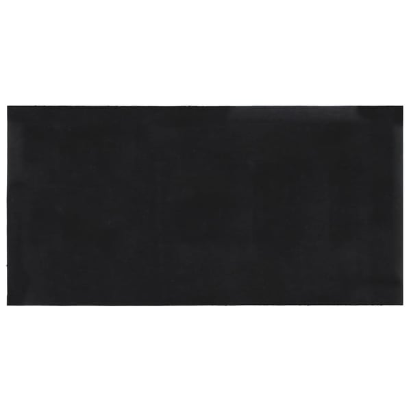 vidaXL dørmåtte 100x200 cm tuftet coir mørkegrå