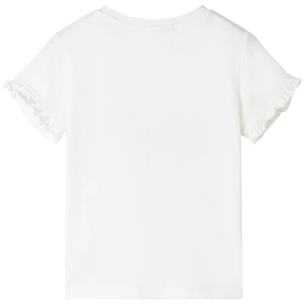 vidaXL Lasten T-paita ecru 140