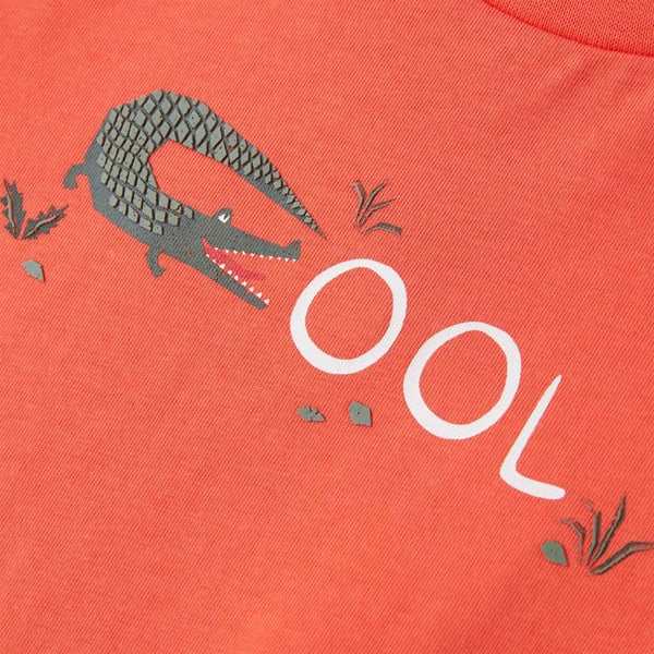 vidaXL T-shirt til børn str. 116 rød