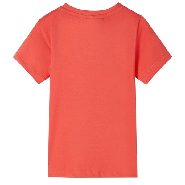 vidaXL T-shirt til børn str. 128 rød