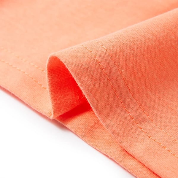 vidaXL T-skjorte for barn neonoransje 140