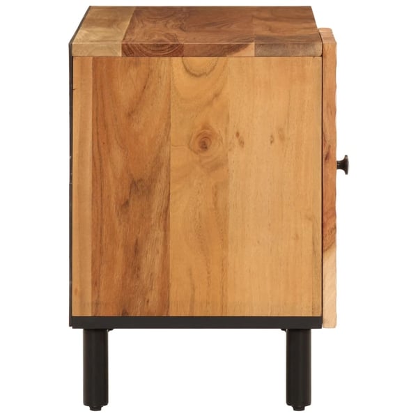 vidaXL tv-bord 80x33x46 cm massivt akacietræ