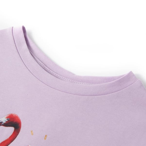 vidaXL T-shirt til børn str. 92 lilla