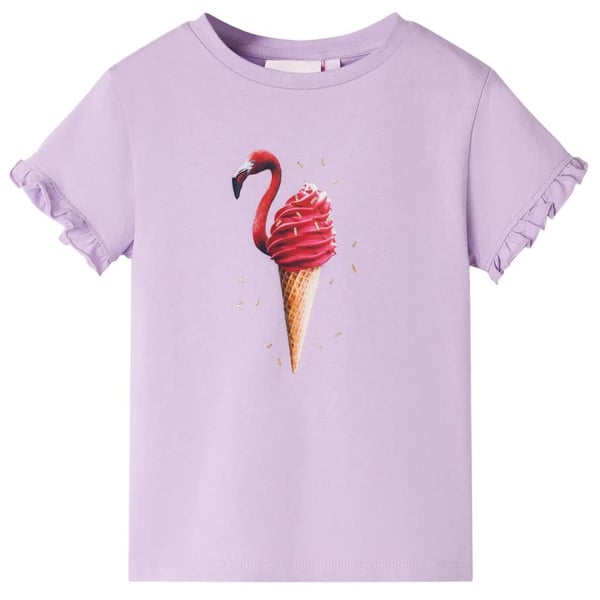 vidaXL T-shirt til børn str. 92 lilla