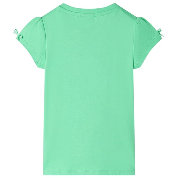 vidaXL T-shirt til børn str. 128 lysegrøn