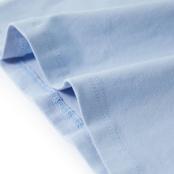 vidaXL T-shirt til børn str. 92 lyseblå
