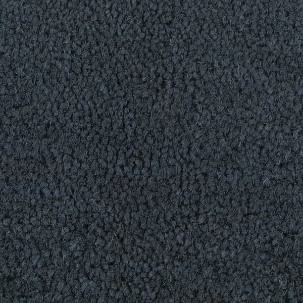 vidaXL Dørmatte mørkegrå halvrund 60x90 cm tuftet kokosfiber