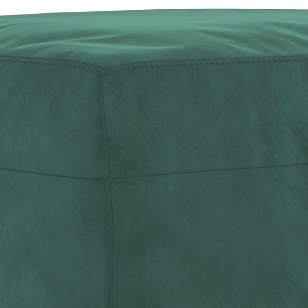 vidaXL sofasæt 3 dele velour mørkegrøn