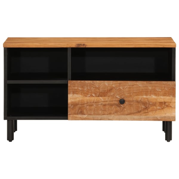vidaXL tv-bord 80x33x46 cm massivt akacietræ