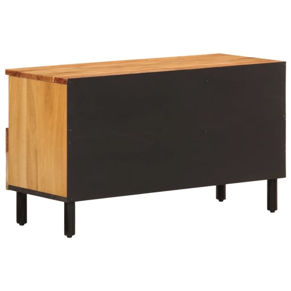 vidaXL tv-bord 80x33x46 cm massivt akacietræ